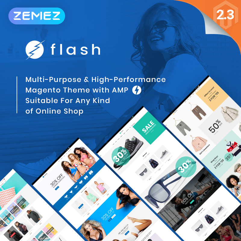 Flash - Multi-Purpose & High-Performance Magento Theme