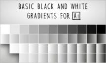 Basic Black And White Gradients