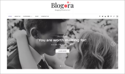 Blogora WordPress Theme - Free Download