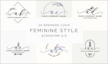 Feminine logo bundle