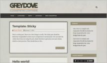 GreyDove WordPress Theme