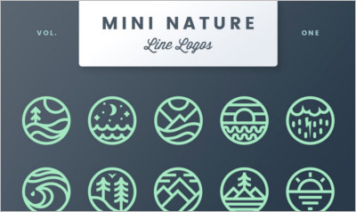 Mini Nature Line Logos