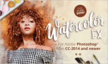 Watercolor FX Photo effect plugin