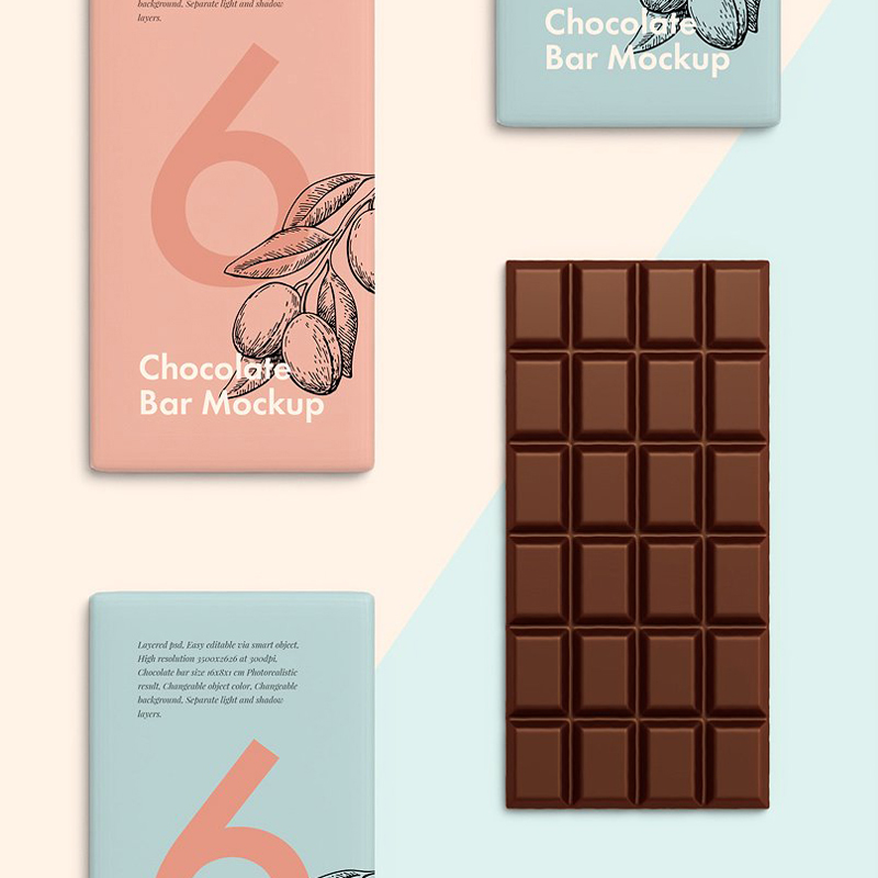 Chocolate Bar Product Mockup