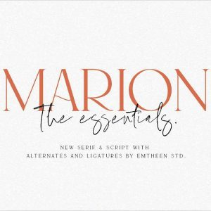MARION Essentials Logo Font
