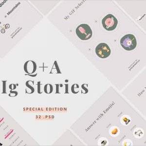 Q+A Stories Templates