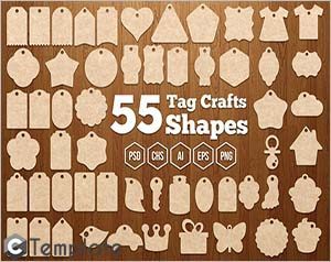 Tag Crafts Shapes