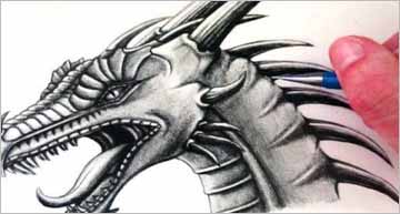 26+ Dragon Pencil Drawing Free Sketch Designs | Creative Template