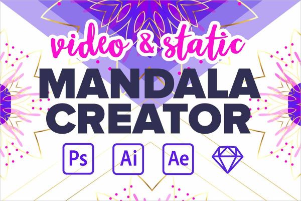 Kaleidoscope Mandala Maker Graphic Patterns Creative Template