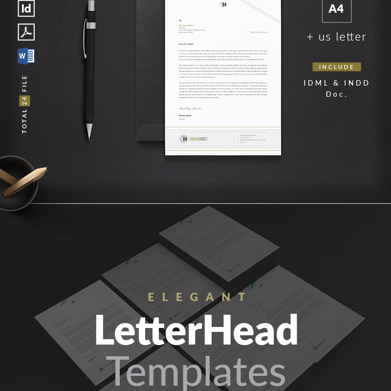 Letterhead - Corporate Identity Template