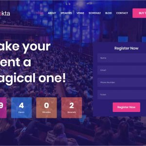 Bokta Event Conference HTML5 Template