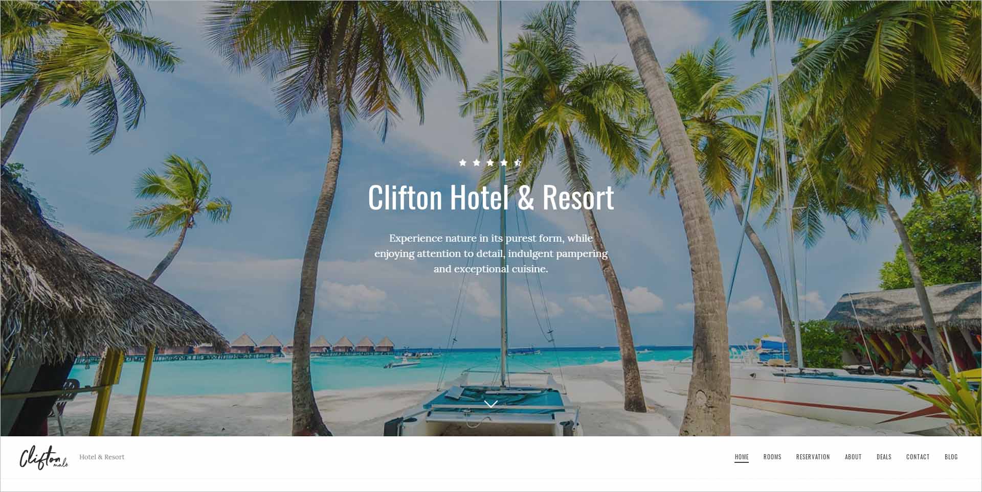 Clifton Hotel Booking Drupal Theme
