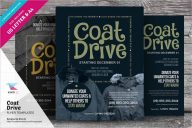 Coat Drive Flyer Templates