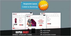 Kapda Mart Minimal OpenCart Theme