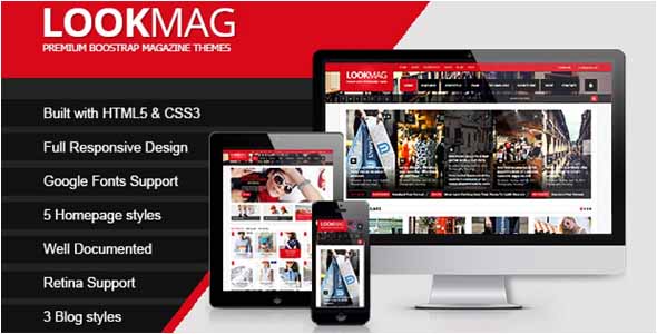LookMag HTML5 Magazine Template