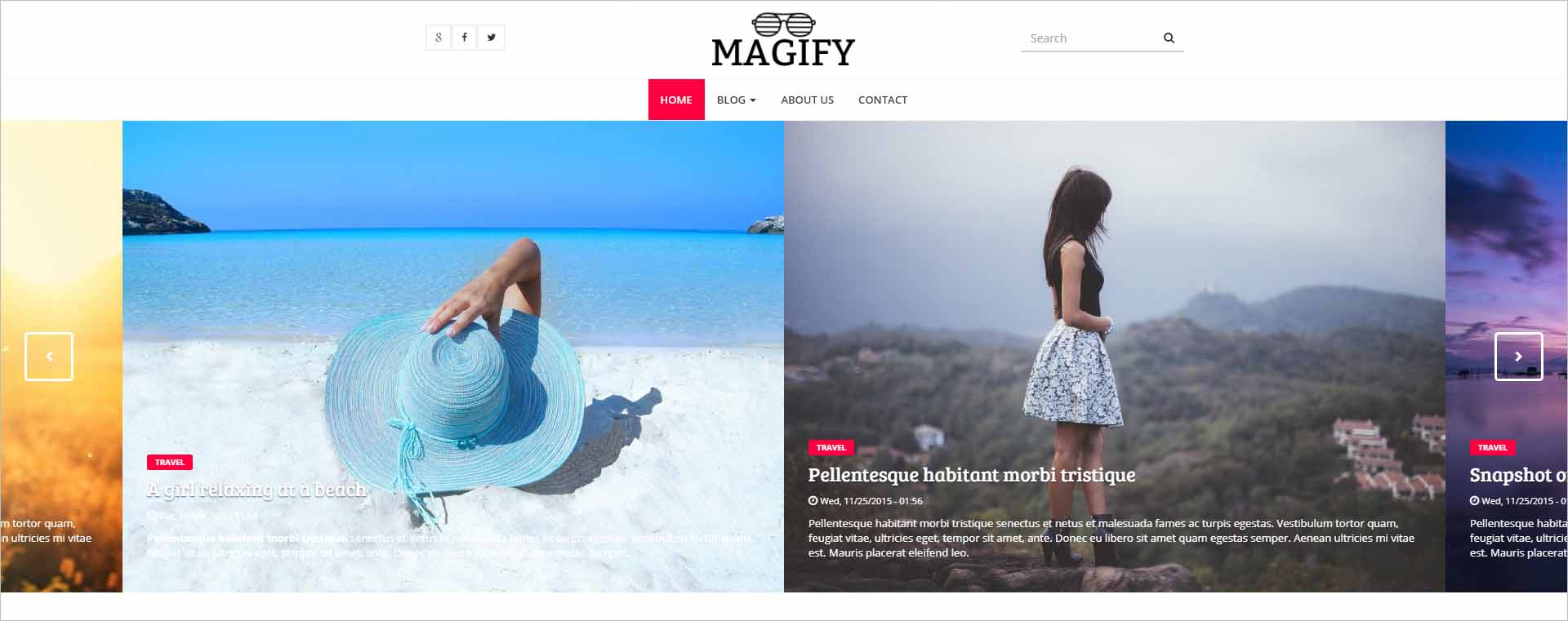 Magify A Magazine Theme
