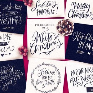 A Handlettered Christmas