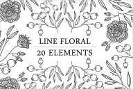 Line Floral Element