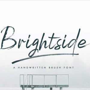 Brightside Brush Font