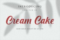 Cream Cake Bold Script Font