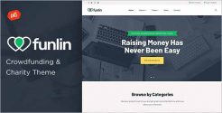 Funlin Crowdfunding Charity Theme