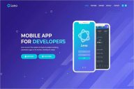 Leno Mobile App Landing HTML Page