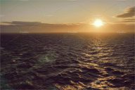 Sunrise over the sea