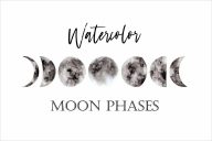 Watercolor Moon Phases