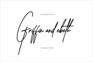 Griffin ebeth signature font