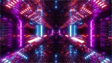 Glowing Sci-fi Tunnel Corridor