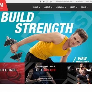 TheGym Fitness Joomla Template