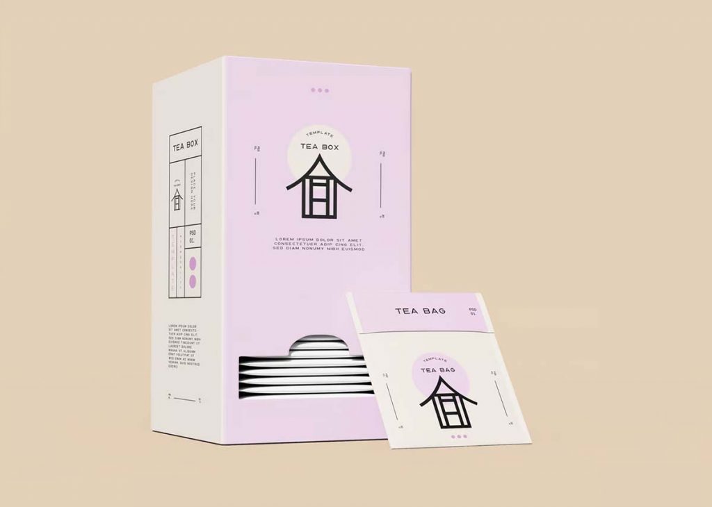 Tea Box Mockup