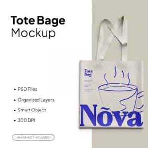 Realistic Tote Bag Mockup – High-Quality PSD Templates