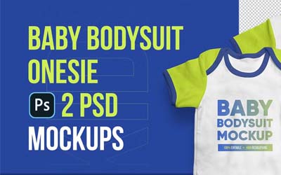 Baby Bodysuit Mockups
