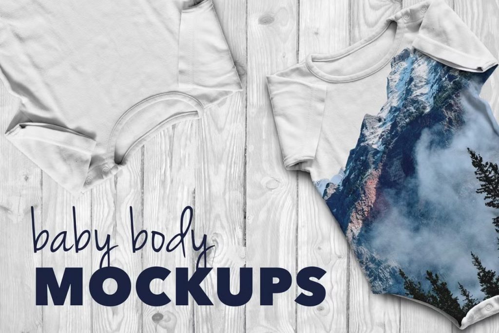 High Resolutation Baby Body Mockups