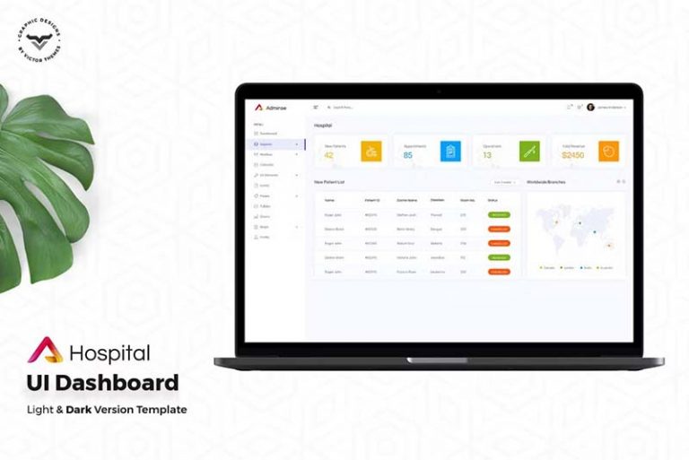 10+Efficient Hospital Management Admin Dashboard-Ux & Ui Kit