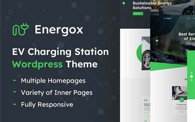 EV Charging Station WordPress Themes