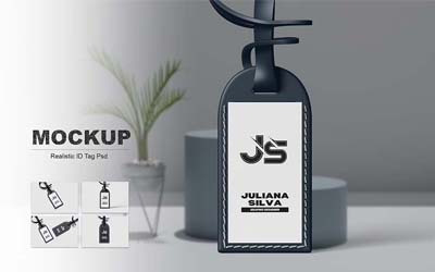 Vertical ID Card Mockups