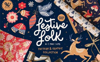 Folk Art Illustrations