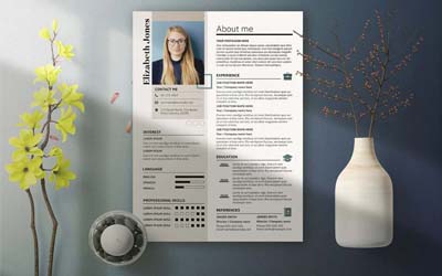 Ona Page Resume Templates