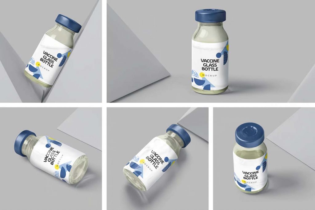 Vaccine Bottle Mockups