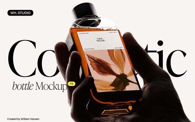 perfume bottle mockups