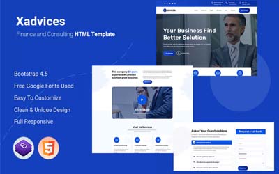 Finance HTML Templates