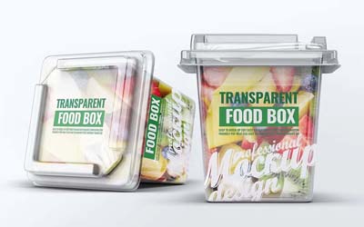 Food Container Mockup