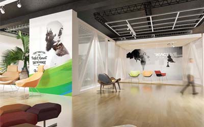 Office Interior Branding Mockup