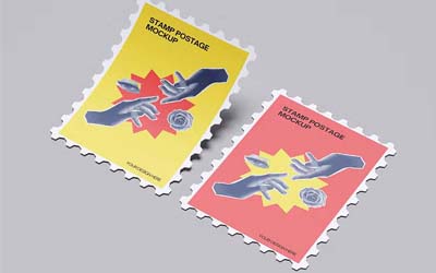 Postage Stamp Mockups