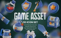 Gaming 3D Icons Pack