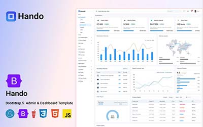 Bootstrap 5 Admin Dashboard Templates