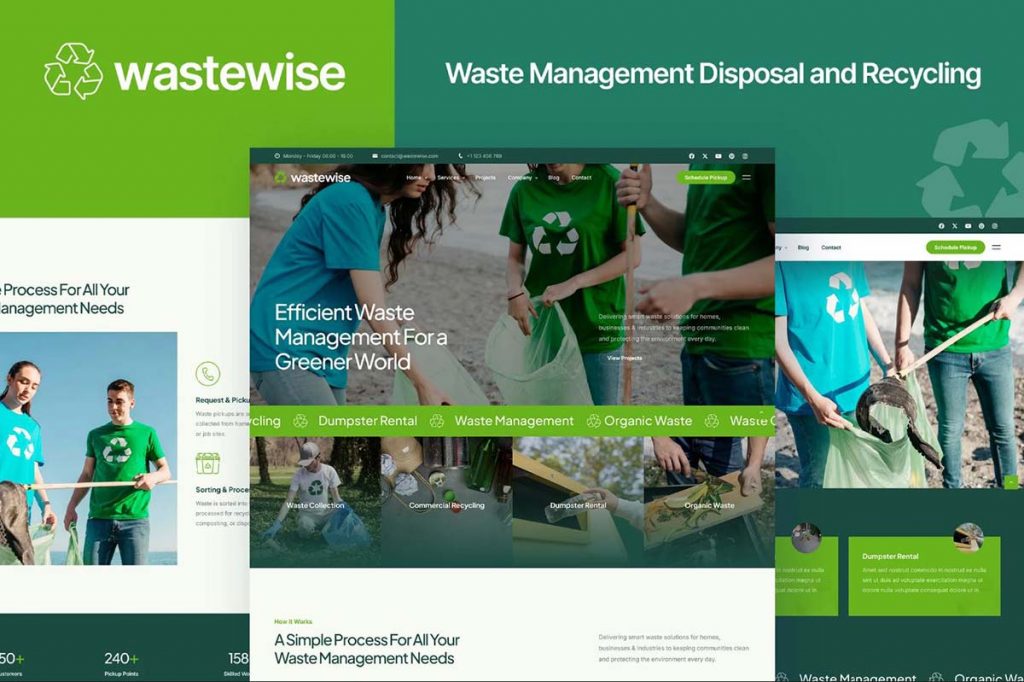 Waste Management Website Templates