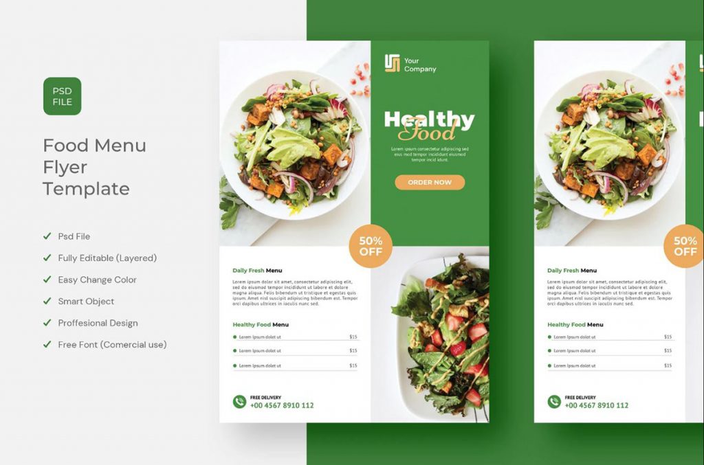 Food Menu Flyer